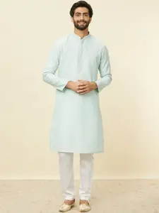 Manyavar Geometric Printed Regular Kurta With Pyjamas