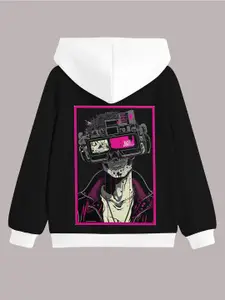 BAESD Boys Graphic Printed Hooded Fleece Pullover Sweatshirt