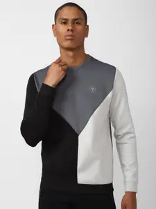 Van Heusen Flex Colourblocked Pullover Sweatshirt