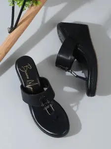 Bruno Manetti Embellished Wedge Heels