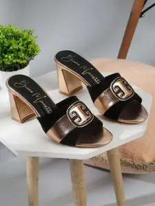 Bruno Manetti Embellished Block Heels