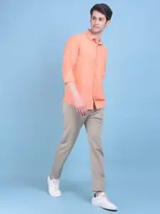 Crimsoune Club Classic Slim Fit Pure Cotton Casual Shirt