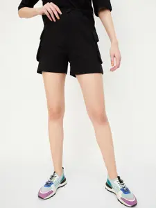 max Women Mid Rise Pure Cotton Shorts