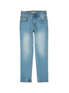 Gini and Jony Boys Clean Look Heavy Fade Mid-Rise Cotton Jeans