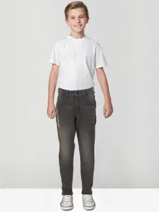 Gini and Jony Boys Mid-Rise Clean Look Light Fade Jeans