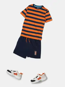 Jockey Boys Super Combed Cotton Printed Shorts-AB12