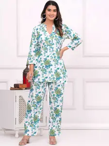 BAESD Printed Top With Trousers Co-Ords