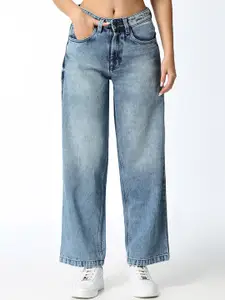 BFIVE Women Urban Straight Fit Heavy Fade Jeans