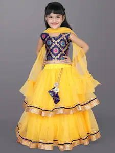 BAESD Girls Ready to Wear Lehenga & Blouse With Dupatta