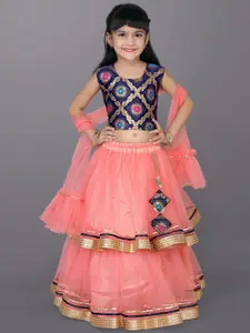 BAESD Girls Ready to Wear Lehenga & Blouse With Dupatta
