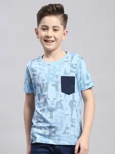 Monte Carlo Boys Printed Pure Cotton Pockets T-shirt