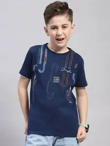 Monte Carlo Boys Typography Printed T-shirt