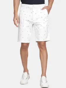 t-base Men Conversational Printed Cotton Chino Shorts
