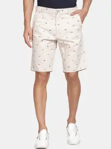t-base Men Conversational Printed Cotton Chino Shorts