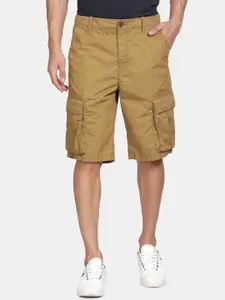 t-base Men Mid-Rise Cotton Cargo Shorts
