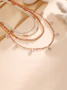 Cierra Rose Gold-Plated Necklace