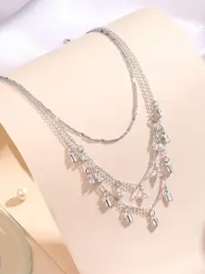 Cierra Silver-Plated Layered Necklace