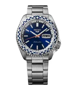 SEIKO Men Dial & Stainless Steel Bracelet Style Straps Analogue Automatic Motion Powered Watch SRPK65K1