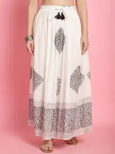 Prakrti Printed Pure Cotton Maxi Skirts
