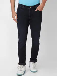 Parx Men Tapered Fit Clean Look Low-Rise Stretchable Jeans
