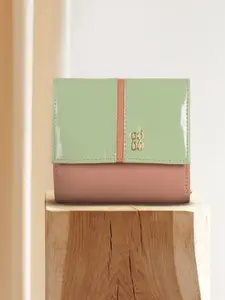 Baggit Women PU Three Fold Wallet