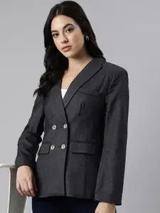 SHOWOFF Double Breasted Peaked Lapel Blazers