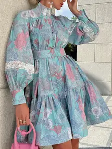StyleCast Floral Print Shirt Dress