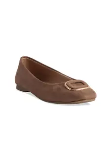 ERIDANI Round Toe Block Heeled Pumps