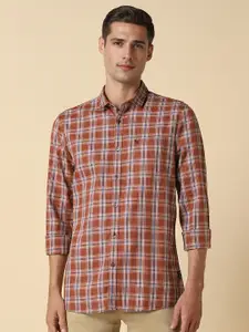 Allen Solly Men Tartan Checks Opaque Checked Casual Shirt