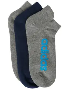 ADIDAS Men Pack of 3 Flat Low Cut Socks