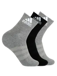 ADIDAS Men Pack of 3 Assorted Flat Low Cut Socks