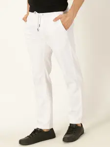 Thomas Scott Men Smart Mid Rise Cotton Trousers