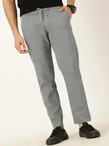Thomas Scott Men Smart Mid Rise Cotton Chinos Trousers