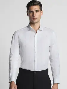 Peter England Men Slim Fit Opaque Formal Shirt