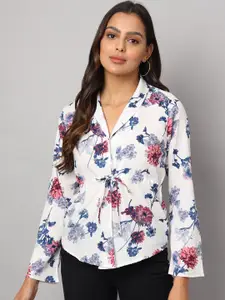 BRINNS Floral Print Shirt Style Top