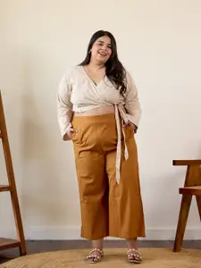 NANGALIA RUCHIRA Pure Cotton Top With Trousers Co-Ords