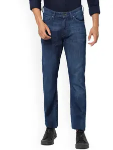Celio Men Straight Fit Low Distress Light Fade Jeans