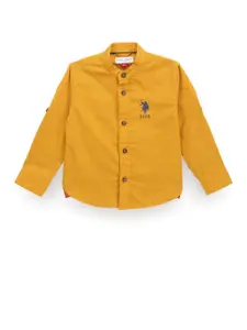 U.S. Polo Assn. Kids Boys Classic Opaque Casual Shirt