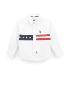 U.S. Polo Assn. Kids Boys Classic Opaque Casual Shirt
