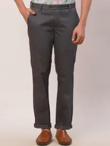 Raymond Men Mid-Rise Slim Fit Trousers