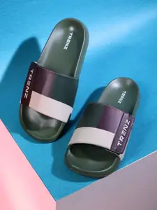 Trenz Men Colourblocked Sliders