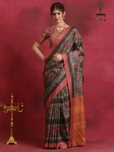 Saree mall Floral Printed Bagh Sarees