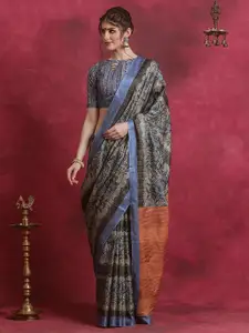 Saree mall Floral Printed Bagh Saree