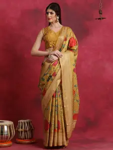 Saree mall Floral Printed Bagh Sarees