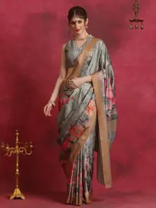 Saree mall Floral Printed Bagh Saree