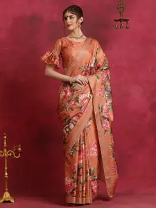 Saree mall Floral Printed Bagh Sarees