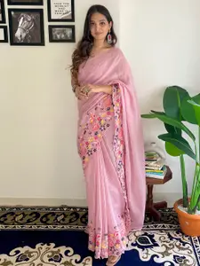 Anouk Embellished Sequinned Pure Georgette Saree