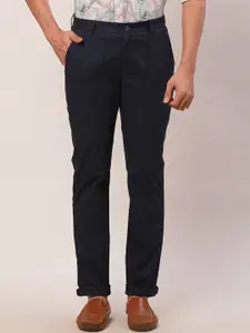 Raymond Men Slim Fit Mid-Rise Easy Wash Regular Trousers