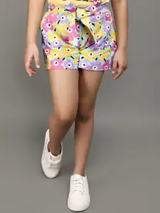 V-Mart Girls Printed Shorts