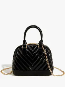 Styli Women V Quilted Pattern Handbag